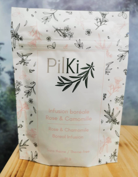 Infusion boréale - Rose et Camomille - Pilky/Floèm